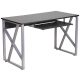 Alamont Home - Salvador Rectangle Contemporary Laminate Home Office Desk - Black