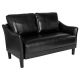 Alamont Home - Asti Living Room Loveseat - Black LeatherSoft ALA-TMTG-231772