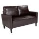 Alamont Home - Asti Living Room Loveseat - Brown LeatherSoft ALA-TMTG-239582