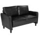 Alamont Home - Asti Living Room Loveseat - Black LeatherSoft ALA-TMTG-239570