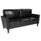 Alamont Home - Asti Living Room Sofa - Black LeatherSoft