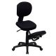 Alamont Home - Tatum Contemporary Fabric Kneeling Chair - Black ALA-XM25-573