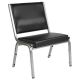 Alamont Home - Hercules Contemporary Vinyl Big & Tall Stack Chair - Black Vinyl ALA-YVEH-240167