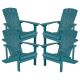 Alamont Home - Charlestown Adirondack Chair (set of 4) - Sea Foam