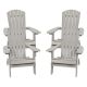 Alamont Home - Charlestown Adirondack Chair (set of 4) - Gray