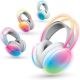 Brookstone Wireless Silent Disco Headphones, Multicolor LED Lights, Bluetooth 5.0, Up to 10 Hours of Playtime, 4 Pack - Multi
