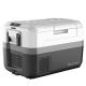 Costway - 48 Quart Portable Electric Car Cooler Refrigerator Compressor Freezer for RVs Camping - White/Gray/Black