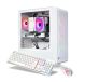 Thermaltake - LCGS Quartz i460 Gaming Desktop Intel Core i5-14400F-16GB DDR5 RAM, NVIDIA GeForce RTX 4060,1TB NVMe M.2 - White
