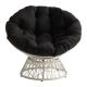OSP Home Furnishings - Papasan Chair - Black BF29296CM-BK