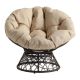 OSP Home Furnishings - Papasan Chair - Cream BF29296BR-M52