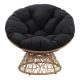 OSP Home Furnishings - Papasan Chair - Black KMP2528-BK