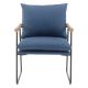 OSP Home Furnishings - Dutton Armchair - Navy