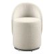 OSP Home Furnishings - Lystra Swivel Vanity Chair - Textured Cream