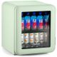 Cooluli Decor 1.7 cuft Glass Beverage Cooler (Green) - Green