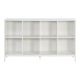 OSP Home Furnishings - Ace 8 Cube Bookcase/Storage - White