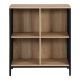 OSP Home Furnishings - Ace 4 Cube Storage/Bookcase - River Oak