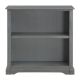 OSP Home Furnishings - Country Meadows 2-Shelf Bookcase - Plantation Grey