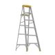 Werner 6 ft. Aluminum Step Ladder (10 ft. Reach Height) with 250 lb. Load Capacity Type I Duty Rating 366