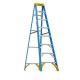Werner 8 ft. Fiberglass Step Ladder (12 ft. Reach Height) with 250 lb. Load Capacity Type I Duty Rating FS108