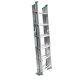 Werner 16 ft. Aluminum 3 Section Compact Extension Ladder with 225 lbs. Load Capacity Type II Duty Rating D1216-3