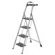 4-Step Steel Skinny Mini Step Stool Ladder with Project Tray HSP-4TG