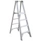 Werner 4 ft. Aluminum Platform Step Ladder (10 ft. Reach Height)with 375 lb. Load Capacity Type IAA Duty Rating P404
