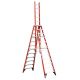 Werner 12 ft. Fiberglass Extension Trestle Step Ladder with 300 lb. Load Capacity Type IA Duty Rating E7412