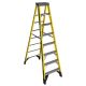Werner 10 ft. Fiberglass Step Ladder with Shelf 375 lb. Load Capacity Type IAA Duty Rating 7310S