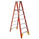 Werner 6 ft. Fiberglass Platform Ladder (12 ft. Reach Height) with 300 lb. Load Capacity Type IA Duty Rating P6206
