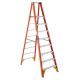 Werner 8 ft. Fiberglass Platform Ladder (14 ft. Reach Height) with 300 lb. Load Capacity Type IA Duty Rating P6208