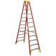 Werner 12 ft. Fiberglass Twin Step Ladder with 300 lbs. Load Capacity Type IA Duty Rating T6212