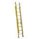 Werner 16 ft. Fiberglass D-Rung Extension Ladder with 375 lb. Load Capacity Type IAA Duty Rating D7116-2