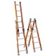 Werner 12 ft. Fiberglass Combination Ladder with 375 lb. Load Capacity Type IAA Duty Rating 7806