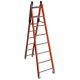 Werner 16 ft. Fiberglass Combination Ladder with 375 lb. Load Capacity Type IAA Duty Rating 7808