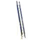 Werner 24 ft. Fiberglass D-Rung Equalizer Extension Ladder with 300 lb. Load Capacity Type IA Duty Rating D8224-2EQ