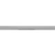 Quiet Glide 1 in. x 1 in. x 72 in. Satin Nickel Rail QG400602