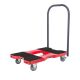 SNAP-LOC 1500 lbs. Capacity Industrial Strength Professional E-Track Push Cart Dolly in Red SL1500P4R