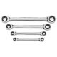 GEARWRENCH 72-Tooth 6-Point E-Torx Ratcheting Double Box-End Wrench Set (4-Piece)