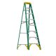 Werner 8 ft. Fiberglass Step Ladder (12 ft. Reach Height) with 225 lb. Load Capacity Type II Duty Rating FS208