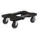 SNAP-LOC 1,500 lbs. Capacity All-Terrain Professional E-Track Dolly in Black SL1500D6B