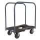 SNAP-LOC 1,500 lbs. Capacity All-Terrain Professional E-Track Panel Cart Dolly in Black SL1500PC6B