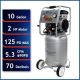 California Air Tools 10 Gal. 2.0 HP Ultra Quiet and Oil-Free 220-Volt Electric Air Compressor