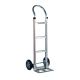 Magliner 500 lb. Capacity Aluminum Modular Hand Truck with Horizontal Loop Handle and Mold-on Rubber Wheels HMK111AA1