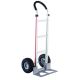 Magliner 500 lb. Capacity Aluminum Modular Hand Truck with Horizontal Loop Handle with Vinyl Sleeve and Pneumatic Wheels HMK119UA4