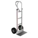 Magliner 500 lb. Capacity Aluminum Hand Truck with Vertical Loop Handle, Extruded Nose Plate and Microcellular Foam Wheels HMK15AG2C