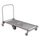 Magliner 1,500 lb. Capacity 6-Wheel Folding Aluminum Platform Truck, Base and Extension with 8 in. Balloon Cushion Wheels MT1TA
