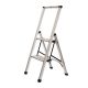 XTEND+CLIMB 2-Step 7.5 ft. Reach Slimline Aluminum Light Step Stool with 250 lb. Load Capacity ANSI Type 1 Duty Rating SL2H Light