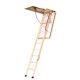 Fakro LWF Fire-Rated Insulated Wood Attic Ladder 7 ft. 5 in. - 8 ft. 11 in., 22.5 in. x 47 in. with 350 lbs. Load Capacity 869716