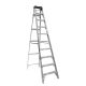 Louisville Ladder 10 ft. Aluminum Step Ladder with 300 lbs. Load Capacity Type IA Duty Rating AS3010