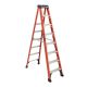 Louisville Ladder 8 ft. Fiberglass Step Ladder with 375 lbs. Load Capacity Type IAA Duty Rating FS1408HD